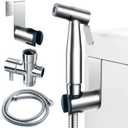 Bidet Attachment for Toilet - Handheld Bidet Sprayer with Jet Spray, Muslim Shower & Shatafa Toilet Hose/Bidet Hose