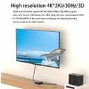 HDMI Audio Extractor Splitter,HDMI to 3.5mm Audio Adapter, 4K*2K@30HZ, 3D, 1080P Compatible for TV, PC, Sound System, Xbox, Switch, PS3, PS4, PS5