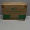 ECOLipak 100 Pack 14 Inch Disposable Food Crawfish Trays, Compostable Large Paper Plates, Disposable Thanksgiving Trays for Serving Food, Turkey, BBQ, Seafood Boil Party Supplies(Nature)