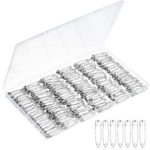 Mr. Pen- 500 Pack Safety Pins, 1.5 Inch, Nickel Plated Steel, Rust Resistant, Small Size, Bulk, for Clothes, Crafts, Pinning, Sewing, Art (Silver)