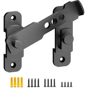 Upgrade Sliding Barn Door Lock Latch, Stainless Steel Gate Flip Latch Lock for Household, Shed, Sliding Doors, Garage, Outdoor Fence