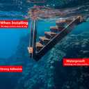 COSIMIXO 6" x 35Ft Heavy Duty Anti Slip Tape,Best 80grit Friction,Grip,Abrasive for Stairs Outdoor/Indoor,Skateboard Grip Tape Safety Non Skid Tread Staircases Anti-Slip Traction Tape Black