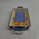 Crock Pot Artisan 13 Inch Enameled Cast Iron Lasagna Pan, Teal Ombre
