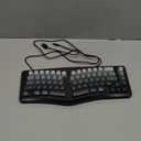 7KEYS Wired Ergonomic Keyboard, Compact Mini Split Keyboard 69 Keys, 14+ RGB Backlight, Detachable USB Type-C Cable, Natural and Comfortable Typing for Desktop Windows PC Laptop MAC (Gray)