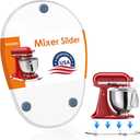 Mixer Slider, Thickened Acrylic Heavy-Duty Mixer Slider Mat for 5QT-8QT Stand Mixer, Compatible with KitchenAid Sliders for Countertop, Appliance Sliders Mixers Accessories, Clear