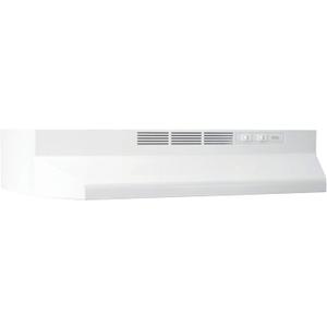 Broan-NuTone 413001 Non-Ducted Ductless Range Hood with Lights Exhaust Fan for Under Cabinet, 30-Inch, White