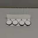 6.5 Ft Magnetic Remote Control Holder, 4 Pack Stretchy Remote Control Tether Wall Mount with Adjustable Leash and Strong Double N52 Magnets for TV/AC/Light/Fan, Home & RV Organizer Supply