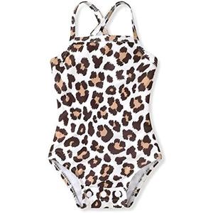 Aalizzwell Baby Girls Adjustable One Piece Swimsuit, 110