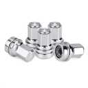 32 Pcs M14x1.5 One-Piece Design Chrome Lug Nuts for 2017-2025 Ford F250 F350 Super Duty HCPZ-1012-B HCPZ-1012-A (Chrome)