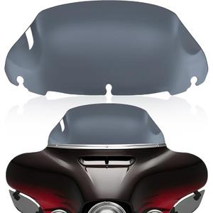 Smoke 9 Motorcycle Windshield Windscreen Compatible for 2014-2023 Harley Davidson Touring Street Glide/Electra Glide/Ultra Limited/Tri Glide FLHT FLHX FLHXS FLHTK