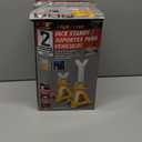 Performance Tool W41021 Ratchet Style Jack Stand Set for Lifting Vehicles During Maintenance, Yellow, 2-Ton