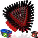 Small Scrub Brush Replacement Head Compatible with O Cedar RinseClean 2-Tank Spin Mop, Mop Replace Head Brush,Scrubber Floor Cleaning Brush,More Layers of Bristles for Bathroom, Deck, Tile, Kitchen (1 Brushfor 2-tank)