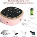 NCVI Electric Breast Pump 8782, Portable Hospital-Grade Double Pump with 4 Modes & 9 Levels, Anti-Backflow, Rechargeable Quiet Breastfeeding Pump for Efficient Comfortable Use at Home, Work or Travel