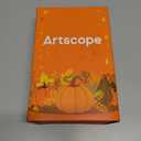 Artscope Halloween Decorative Throw Pillow Covers 18x18 Inch Set of 4, Ghost Trick or Treat Pumpkin Sweet But Spooky Outdoor Farmhouse Pillow Cases for Home Sofa Couch-Orange