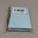 Early Buy 6 Pads Lined Sticky Notes with Lines 4x6 Self-Stick Notes Bright Color Sticky Notes, 45 Sheets/Pad (Light Blue)