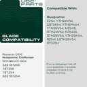 UDC Parts 532187256 Mower Blades Replacement for Z254 Husqvarna 54 inch RZ5426 YTH26V54 LGT2654 MZ54S RZ5424 YTH2454 187256 532 18 72-56 Craftsman Poulan / 3 Pack High Lift