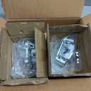 cciyu Rear Left & Right Brake Calipers Assembly w/Bracket 18B4970 18B4971 for Chrysler for 300,for Dodge for Challenger/for Charger/for Magnum,2012-2016 for Dodge for Challenger fit Solid Rotors only