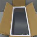 RICHER HOUSE 5 Set Floating Wall Mounted Shelves, Black Shelves for Wall Decor, Modern Picture Ledge Shelf with Lip for Storage, Nursery, Bedroom, Living Room, Bathroom - Black