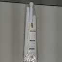 White Tension Curtain Rod for Windows 28 to 48 inch, Adjustable Expandable Pressure Spring Curtain Rod No Drilling, 7/8" Curtain Rod for Bedroom Doorway Closet Door