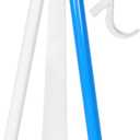 Long Handle Shoe Horn Dressing Stick for Seniors Portable Sock Remover Tool for Elderly Pregnant Women Ergonomic Design for Easy Use Lightweight Durable for Home Travel