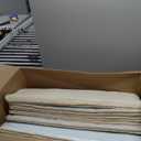 PURE ERA Carpet Stair Treads Ultra Plush 9.5" X 30"Soft Bullnose Indoor Stair Protectors Pet-Friendly Non-Slip Skid Resistant Tape Free Washable Reusable(14 Pieces,Beige)