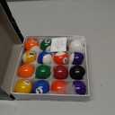 Upgrade Billiard Balls Set, 1.5 Inch Mini Size for 6 Feet Pool Table 1-1/2" Pool Balls Set American Style, Complete 16 Balls