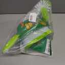 Pine-Sol Toilet Bowl Cleaner Brush with Holder | Heavy Duty Cleaning Wand with Under The Rim Scrubber, Non-Slip Handle, Storage Caddy | Bathroom Supplies, Yellow, Green