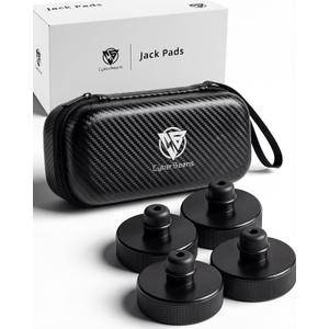 4Pcs for Tesla Model S/3/X/Y Lifting Jack Pads Lift Stand Rubber Pad Set, 2016-2025 2026 Highland Juniper Accessories Lifting Pucks Kit with Storage Case