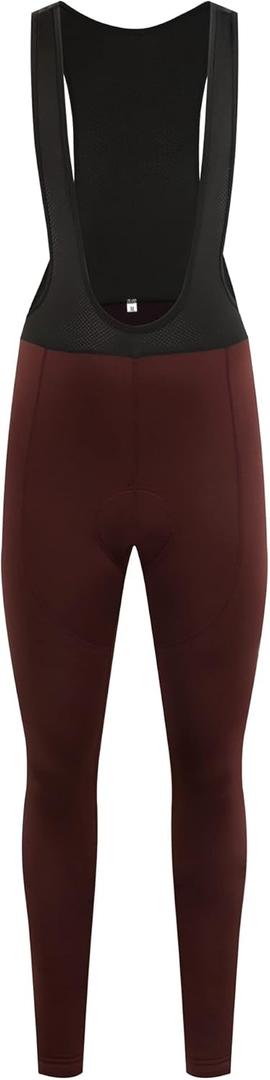 Coconut Ropamo CR Men's Cycling Bib Tights PRO Padded Winter Cycling Bibs Thermal Bike Bib Pants Riding Bike Bib Tights (Medium)