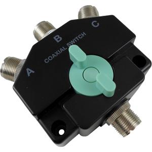 TW-103Ni 3 Position Coaxial Switch for 144/440MHz HAM CB or HF/VHF/UHF Radio UHF Female (SO-239) Connector Plated Ni TW-103Ni 3 Position Coaxial Switch for 144/440MHz HAM CB or HF/VHF/UHF Radio UHF Female (SO-239) Connector Plated Ni