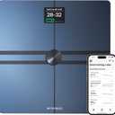 WITHINGS Body Comp - Scale for Body Weight and Complete Body Analysis, Wi-Fi & Bluetooth, Baby Digital Scale, Accurate Visceral Fat, Heart Health, Scales Compatible with Apple
