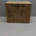 COOKLEE Stand Mixer, 9.5 Qt. 660W 10-Speed Electric Kitchen Mixer with Dishwasher-Safe Dough Hooks, Flat Beaters, Wire Whip & Pouring Shield Attachments for Most Home Cooks, Silver