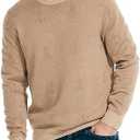 Nautica Men's Sustainably Crafted Printed Crewneck Sweater, S