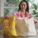 Extra-Strong Canvas Tote Bag - 18"x15"x5" Heavy-Duty Cotton Shopping Bag with Reinforced Handles for Groceries & Everyday Use