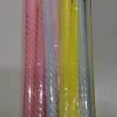 10 Inch Cream Spiral Taper Candles for Home Decoration, 12 Pack Candy-Color Candlesticks for Dinner Party Wedding Holiday