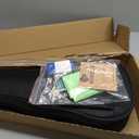 Concert Ukulele 23 inch UKS-2, 4 Strings Ukeleles For Beginners, Sapele Hawaiian Ukele with Ukulele Case and Ukele String Set (Spalted Maple Glossy)