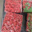 Worlds 144PC Red Mini Fake Rose Flower Heads 20mm Artificial Roses DIY Artificial Flowers, Foam Artificial Rose