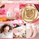 Get Well Soon Gift Baskets for Women, Care Package, Pink Get Well Soon Gifts for Women, Mothers Day Birthday Baskets for Mom Sister Best Friends Grandma Wife Coworker Birthday Gifts