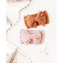 Niceye Handmade Baby Headbands Soft Stretchy Nylon Hair Bands with Bows for Newborn Infant Baby Toddler Girls