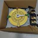 T104M Pool Timer Mechanism Only, Pool Pump Timer, 208-277V 40A Time Switch, 24 Hour 12 ON/Off for Pool Pump, Heavy-Duty Mechanical Time Switches,Time Switch Mechanism Only