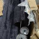 58.5inch Large Cat Tree Tower Condo for Indoor Cats, Soft Plush Multi-Level Climbing Tree Cat House with 1 360 Rotating Cat Cave, Scratching Post, More Entrance/Exit, Sisal Rope, Grey Black