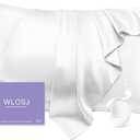 100% Silk Pillow Cases Queen Size Mulberry Silk Pillowcase for Hair and Skin 22 Momme Highest Grade 6A Silk Cooling Soft Smooth with Zipper 20 x 30 Inches 1PC, Grey