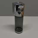 YISMAN Adhesive Soap Dispenser 300ML Drill Free with Adhesive or Wall Mount with Screws,Manual Dispenser Shampoo Shower for Kitchen Bathrooms,Chrome (1-Chamber)