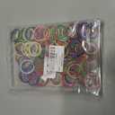 130 PCS Loose Leaf Binder Rings, 1 Inch 13 Colors Colorful Metal Rings for Index Cards Flashcards Notebook Keychain Key Binde for Office School Home