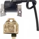BM11 21119-2161 Igniter Module & Spark Plug Cap & 21121-2008 AM101065 Ignition Coil for Lawn Tractor ET18092