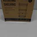 Aveniee Rotating Makeup Organizer  Clear Spinning Perfume & Skincare Cosmetic Storage, Three-tier Large Make Up Holder for Vanity, Bathroom Countertop or Dresser, White (Standard-3 Tier)