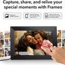 Frameo 10.1 Inch WiFi Digital Picture Frame with 32GB Storage,1280 * 800P IPS HD Touch Screen,Send Photos/Videos from Your Phone Anywhere, Photo Gifts for Parents and Grandparents