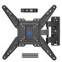 Mounting Dream UL Listed TV Wall Mount for Most 26-55 Inch TVs, Full Motion TV Mount with Perfect Center Design, Articulating Wall Mount TV Bracket Swivel and Tilt, Max VESA 400x400mm, Up to 77LBS