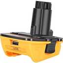 Replacement DCA1820 Battery Adapter Compatible with Dewalt 18V Tools, Pack Of 2