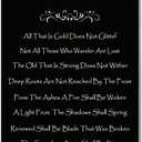 All That is Gold Does Not Glitter Wooden Wall Sign,Positive Quotes Wall Art Decor,Inspirational Wooden Hanging Signs Wall Decor for Office